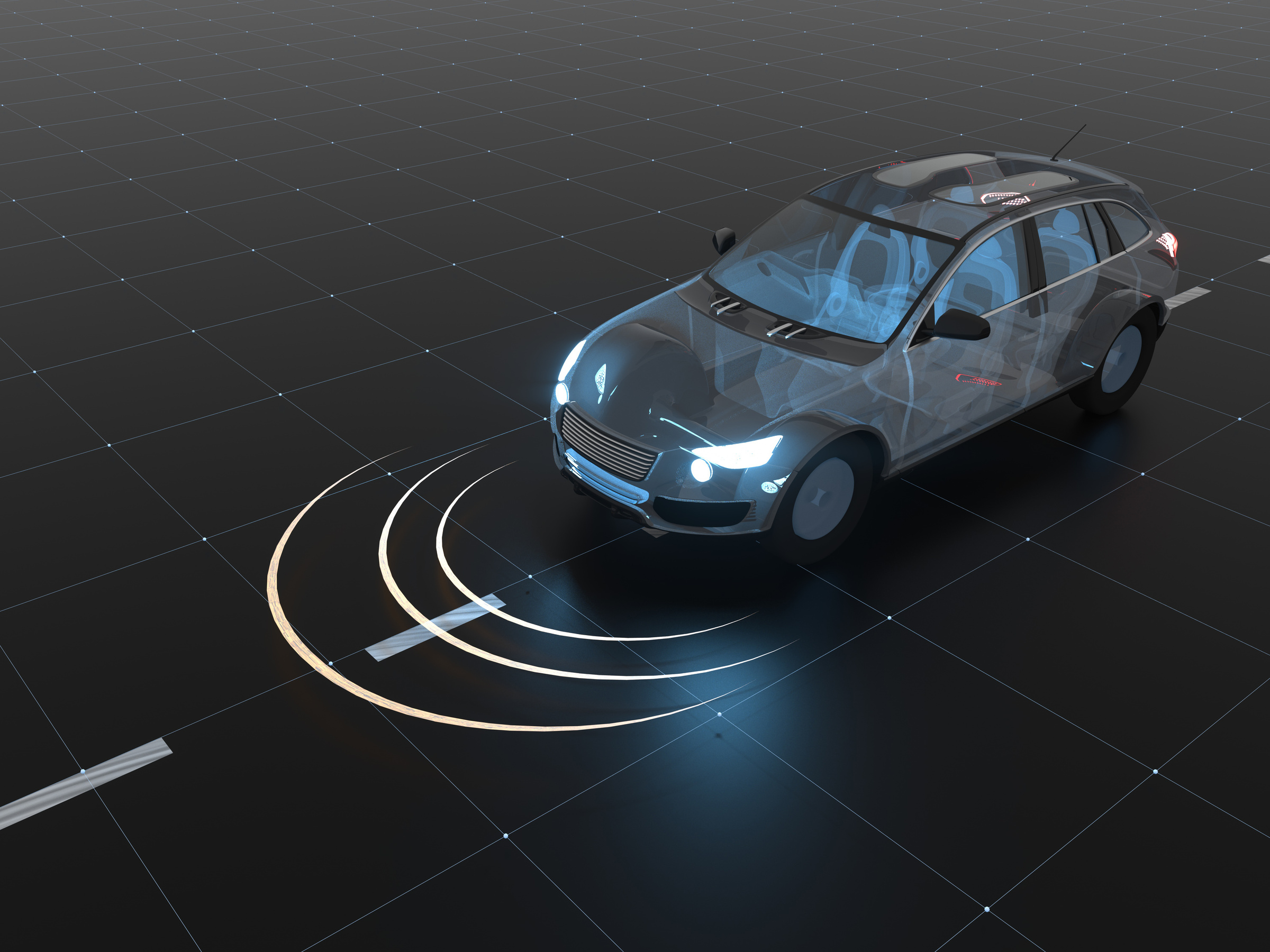 Autonomous car Driverless vehicle